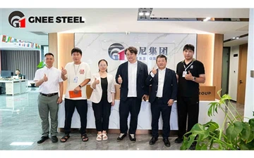 Japán vásárlók GNEE A572Gr50 H-beam termékeket rendelnek